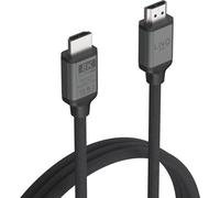 LINQ Connects 8K/60Hz HDMI vers HDMI, Ultra HDMI -certifié, câble Pro 2M, pour écran/TV 8K, HDMI 2.1A, 8K/60 Hz ou 4K/120 Hz, 48 Gbit/s, mâle, gris