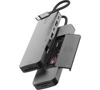 LINQ Connects Hub Pro Studio 9 en 1 USB-C 10Gbps Multiport avec Power Delivery, HDMI 4K, SSD NVMe M.2, Lecteur de Carte SD4.0 et Ethernet 2.5