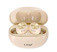 LinQ Écouteurs Sans fil Bluetooth Microphone Intégré Beige