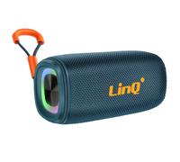 LinQ Enceinte Bluetooth 8W Portable Étanche IPX6 avec LED Multicolore Bleu