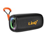 LinQ Enceinte Bluetooth 8W Portable Étanche IPX6 avec LED Multicolore Noir