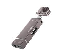 LinQ Mini Hub Adaptateur USB-C vers HDMI 4K Jack 3.5mm et USB-C 100W Gris