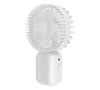 LinQ Mini Ventilateur Portable Ultra-Compact avec Batterie Rechargeable 250mAh Blanc