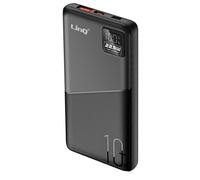 LinQ PowerBank 10000mAh 22.5W Power Delivery USB-C / USB-A avec Écran LED Noir