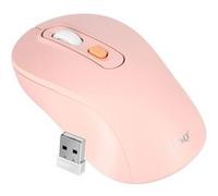 LinQ Souris Sans Fil Bluetooth ou WiFi 2.4Ghz Précision et Confort Rose clair