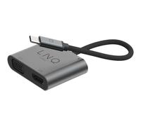 LINQ - Station d'accueil - pour smartphone, tablette, ordinateur portable, ordinateur de bureau - USB-C / Thunderbolt 4 - VGA, HDMI
