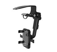 Support Auto Smartphone Grille d'aération Pare-soleil Tableau de Bord Noir