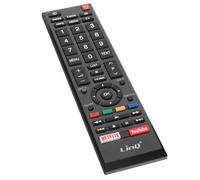 LinQ Télécommande Universelle pour Téléviseur Toshiba avec Portée 8m Noir