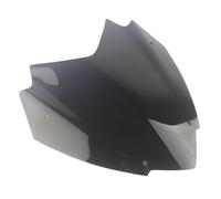 LinQianBhD Pare-Brise Moto pour Xmax 300 pour Xmax 250 pour Xmax 400 pour Xmax 125 Double Bubble Black Moto Pare-Brise Pare-Brise Visière Bulle Touring