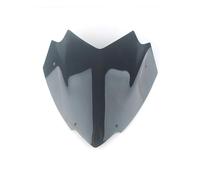 LinQianBhD Pare-Brise Moto pour Xmax 300 pour Xmax 250 pour Xmax 400 pour Xmax 125 Double Bubble Black Moto Pare-Brise Pare-Brise Visière Bulle Touring