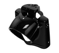 LinQianBhD Phares Avant Assemblage Pour Road Pour King Pour FLHR 2014 2015 2016 2017 2018 2019 2020 2021 2022 2023 2024 Boîtier Protection Phare Moto 7 Pouces(Gloss Black)