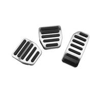 LinQianBhD Repose-Pieds pour Volvo pour S60 pour S60L pour V60 pour XC60 Repose-Pieds Acier Inoxydable Pédale D'accélérateur Frein Housse Antidérapante Universal Pédales Voiture(MT Pedal)