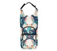 linqin Petit sac à dos de conte de fées avec porte-bouteille d'eau léger et isotherme pour bouteille d'eau de randonnée, convient aux bouteilles de 50/61/81/1,2 l, Sirènes de conte de fées, 1 size