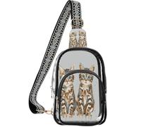 linqin Petit sac transparent pour spectateurs de concert avec compartiment principal