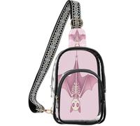 linqin Petits sacs à main transparents pour les participants à un concert avec deux modes de transport