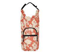 linqin Porte-bouteille d'eau en forme de fleurs de cerisier blanc - Gain de place - Pour bouteille d'eau de marche - Convient aux bouteilles de 50/61/81/1,2 l, Fleurs de cerisier blanches, 1 size