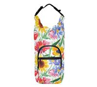 linqin Porte-bouteille d'eau fonctionnel avec sangle pour bouteilles d'eau de 50,8 à 61,2 cm, 81,2 ml, 1,2 l