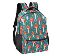 linqin Red Champignons Forests Sac à dos d'école léger S, Forêts de champignons rouges, Medium, Sac à dos