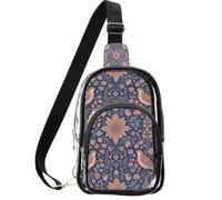 linqin Sac à bandoulière transparent pour spectateurs de concert avec deux modes de transport