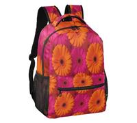 linqin Sac à dos pour enfants Orange vif Fleurs de marguerites Multi Pocket S, Fleurs de marguerites orange vif, Small, Sac à dos | Sac à dos stable, sangles de soulagement de la pression, voyage touristique, voyageurs quotidiens