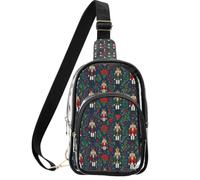 linqin Sac à main à bandoulière pour événements avec épaule réglable | Taille 18,8 x 10,2 x 25,4 cm, sac résistant à l'usure, pas de douleurs aux épaules, soldat casse-noisette