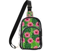 linqin Sac à main transparent pour femme avec poche arrière antivol cachée