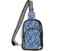 linqin Sac à main transparent pour homme avec poche arrière cachée