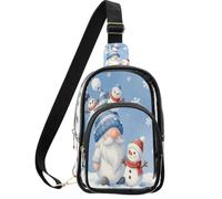linqin Sac à main transparent pour les navetteurs quotidiens avec poche arrière cachée