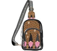 linqin Sac banane transparent pour les trajets quotidiens avec deux modes de transport