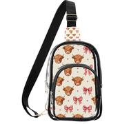 linqin Sac banane transparent pour spectateurs de concert avec deux modes de transport