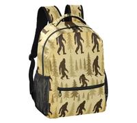 linqin Woods Sac à dos léger Motif singe géant Taille S, Silhouette de singe géant Woods, S