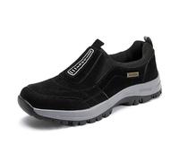 LinRim Baskets et chaussures de sport pour homme - Chaussures de course extra larges sans lacets - Chaussures de marche - Chaussures de fitness - Respirantes - Semelles en caoutchouc antidérapantes