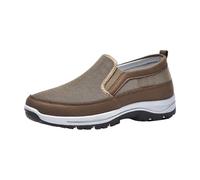 LinRim Baskets et chaussures de sport pour homme - Extra larges - Pour diabétiques - Sans lacets - Chaussures de marche - Fitness - Respirantes - Pour le jogging, le fitness, la gym - Chaussures à