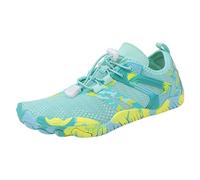 LinRim Chaussures pieds nus minimalistes unisexes - Chaussures de trail respirantes à séchage rapide - Chaussures aquatiques pour homme et femme - Chaussures aquatiques pour l'été - Taille 35-46, bleu