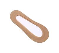LinRim Chaussures pour bébé fille en nylon soyeux, coupe basse, doublure fine antidérapante, chaussettes cachées pour le bateau, kaki, taille unique