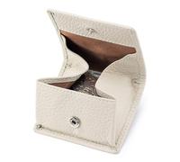 LinRim Porte-monnaie Derrick Box pour femmes Porte-monnaie carré Porte-monnaie de voyage Petit organisateur de bijoux Compact Étui pour casque Sac à main Femme Grand Noir (Taille F, taille unique)