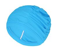 Lin's Liliana Bonnet de bain cheveux longs - Bonnet de bain pour femme et fille - Coupe confortable - Bonnet de natation évolutif (bleu clair)