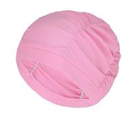 Lin's Liliana Bonnet de bain cheveux longs - Bonnet de bain pour femme et fille - Coupe confortable - Bonnet de natation évolutif (rose)