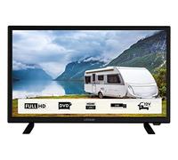 Linsar 24FHD220SC Télévision 24 Pouces(60 cm)avec Lecteur DVD intégré pour Mobil-Homes et caravanes Adaptateur Voiture 12V, Dolby Audio, Triple Tuner DVB-C/T2/S2, HDMI, USB, Sortie Audio numérique