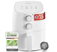 Linsar - Friteuse sans huile - 4L - Airfryer avec minuterie et fonction maintien au chaud - Température au choix - Plus économe en énergie et plus rapide que les fours - 1400 W (blanc)