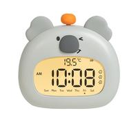Linsition Koala Réveil | Réveil De Chevet Avec Koala Avec Veilleuse | Compagnon De Nuit Rechargeable Avec Veilleuse Heure Température Pour Chambre De Bébé Pour Garçons Et Filles