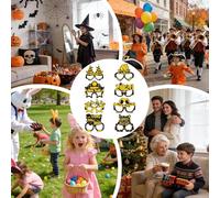 Linsition Lunettes Du Nouvel An - 8 Pièces D'Accessoires Festifs Pour Photobooth - Lunettes Accessoires Décoratifs,Pour Adolescents Et Adultes, Fêtes Nocturnes, Dîners De Bureau, Chant De Noël Et