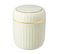Linsition Poubelle De Table Avec Couvercle Petite Poub-elle De Ta-ble -belle Avec Couvercle, Petite De Luxe Légère Pour Voiture, Maison, Chambre À Coucher, Table