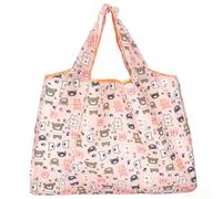 LinsLiliana Grand sac de courses pliable 50 x 66 cm, réutilisable, séchage rapide, sac de plage, indéchirable, pour courses, voyage, excursion, doux et léger, Ours