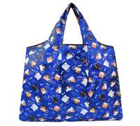 LinsLiliana Grand sac de courses pliable 50 x 66 cm, réutilisable, séchage rapide, sac de plage, indéchirable, pour courses, voyage, excursion, doux et léger