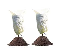 LINSOCLE 2 Pack Voile Hivernage Plante Exterieur | Housse de Protection pour Plantes palmier citronnier olivier arbre 80 x 60cm
