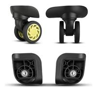 Linsomo 85A Accessoires de boîtier de Chariot Roue Universelle 85a Roue à Bagages JX9054 Roues de Valise (Color : Double-1Set of 4)