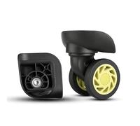 Linsomo 85A Accessoires de boîtier de Chariot Roue Universelle 85a Roue à Bagages JX9054 Roues de Valise (Color : Double-1Pair)