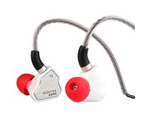 Linsoul 7Hz Salnotes Zero HiFi Écouteurs Intra-Auriculaires 10 mm DD IEM | avec Diaphragme en Métal Composite, Câble OFC 2 Broches Détachable (Blanc, sans Mic)