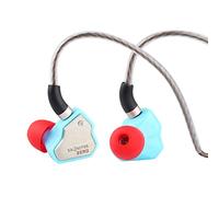 Linsoul 7Hz Salnotes Zero HiFi Écouteurs Intra-Auriculaires 10 mm DD IEM | avec Diaphragme en Métal Composite, Câble OFC 2 Broches Détachable (Blue, sans Mic)